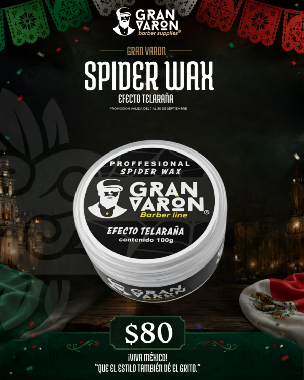 20 Gran Varon Spider Wax - Efecto Telaraña (100g)