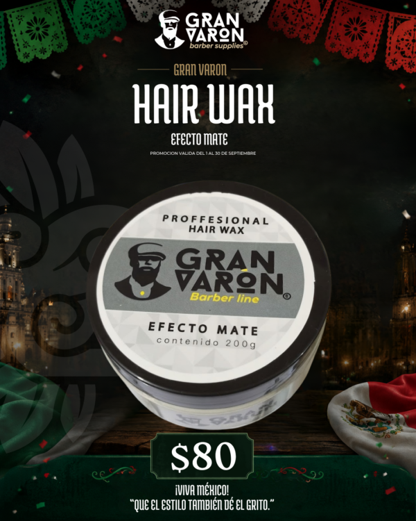 21 Gran Varon Hair Wax - Efecto Mate (200g)