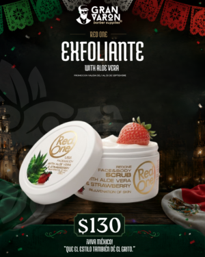 Exfoliante With Aloe Vera & Strawberry RedOne