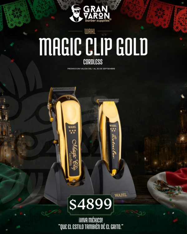 Cordless Magic Clip Gold Wahl
