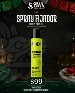Spray Fijador para el Cabello 4x4 con Argán y Vitamina E