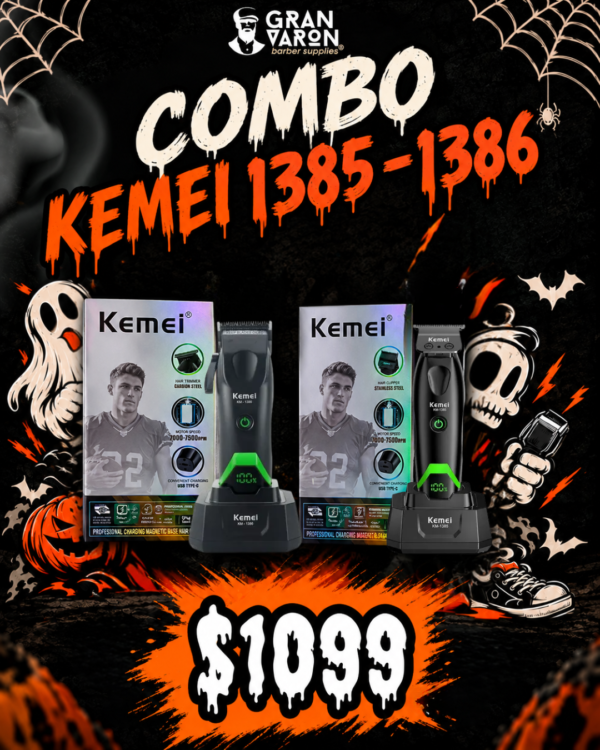 Combo Profesional Kemei 1385-1386